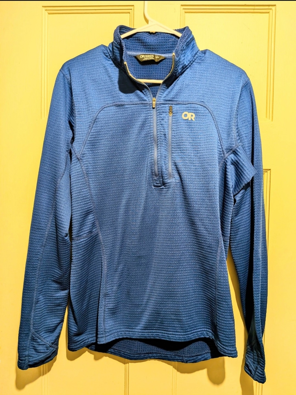 Outdoor Research Blue Men's Half-Zip Pullover Top